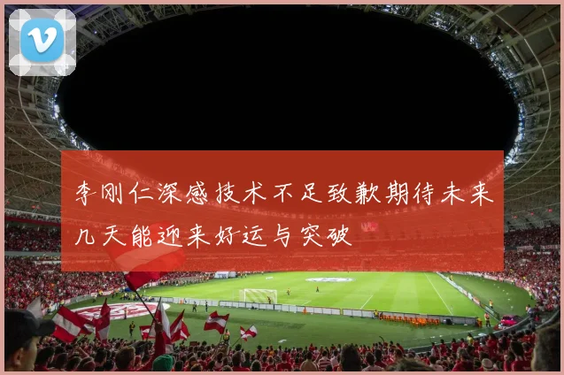 李刚仁深感技术不足致歉期待未来几天能迎来好运与突破